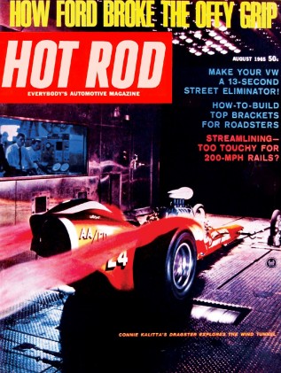 HOT ROD 1965 AUG - GT350, FORD INDY, STREAMLINING